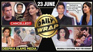 Koffee With Karan Banned? Deepika INSULTS Photographer, Katrina Praises Sushant | Top 10 News