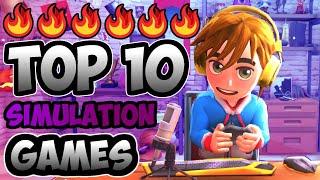 TOP 10 Insane Simulation Games For Low End PCs (No GPU) 