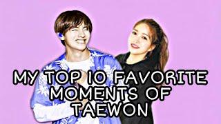 MY TOP 10 FAVORITE MOMENTS OF TAEWON | BTS TAEHYUNG X GFRIEND SOWON