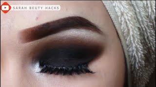 How to: Smokey Eye Makeup Tutorial For Hooded Eyes | Sarah beauty hacks