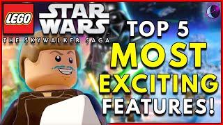 LEGO Star Wars: The Skywalker Saga Top 5 MOST EXCITING Features!