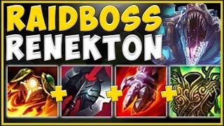 WTF! NEW TANK ITEM BUFFS TURN THE CROC INTO RAIDBOSS KING! RENEKTON S10 GAMEPLAY! League of Legends