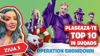 Place Top 10 With Friends |Cea Mai USOARA Strategie + FREE Snow Steel WRAP | Ziua 3 SnowDown Quest