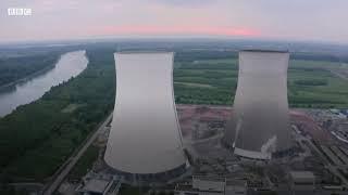 Spectacular demolition at German nuclear site - BBC News