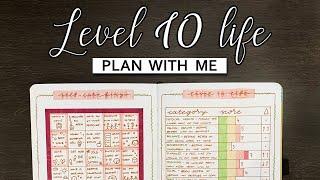 Plan With Me | Level 10 Life | Bullet Journal Setup