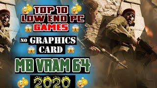 TOP 10 Low End PC Games No Graphics Card || 64 MB VRAM