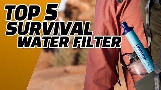 Top 5 Best Portable Water Filters for  Backpacking & Survival