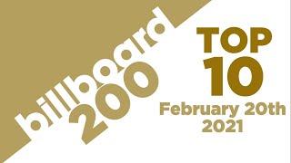 Billboard 200 Albums Top 10 (February 20th, 2021)