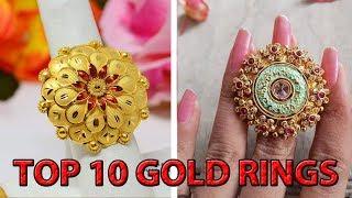 TOP 10 BEAUTIFUL GOLD RING DESIGNS FOR WOMEN 2019 WITH PRICE