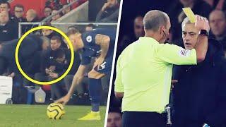 The unbelievable reason why José Mourinho received a yellow card against Southampton | Oh My Goal