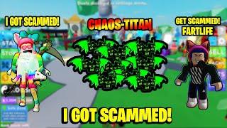 I GOT SCAMMED FOR MY CYBERNETIC SHOWDOWN DRAGONS (CHAOS-TITANS) BEST PETS IN-GAME! (ON NOOB ACCOUNT)