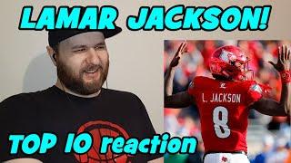 New Zealand Guy Reacts to Lamar Jackson Top 10 Career Runs -  American Football