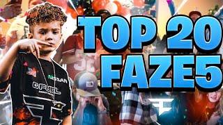 Winning #FaZe5 Top 20! Rowdy Rogan and Family's Reaction 