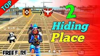 TOP 2 HIDING PLACE IN FREE FIRE 
