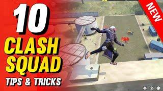 TOP 10 CLASH SQUAD TIPS AND TRICKS IN FREE FIRE | NEW CLASH SQUAD TRICKS (without teammate)