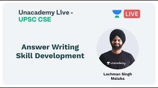 Answer writing skill development | UPSC CSE | by Lachman Singh Maluka