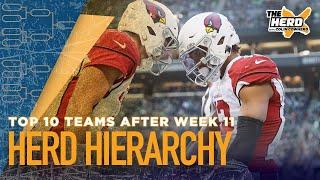 Herd Hierarchy: Colin ranks the top 10 teams in the NFL after Week 11 | NFL | THE HERD