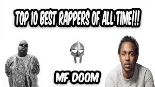 TOP 10 RAP ARTISTS OF ALL TIME!...