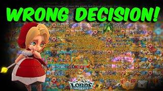 Wrong Decision ZEROED | New Kingdom Rally Party  @Lords Mobile