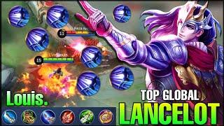 Fast Hand 19 Kills!! Lancelot Best Build 2020 by Louis. - Top Global Lancelot
