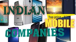 Top 10 best indian mobile  companies... (MADE IN INDIA)