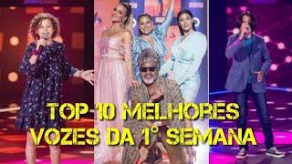 Top 10 melhores vozes da primeira semana The Voice Kids 2020 (Canal dos Top)