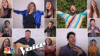 The Top 9 Artists and Their Coaches Perform "Everyday People" - The Voice Top 9 Performances 2020