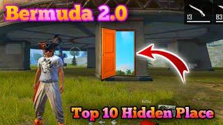 Top 10 Hidden Place In Bermuda 2.0 | Bermuda Remastered | Free Fire