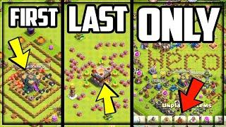 The FIRST, LAST, and ONLY Accounts in Clash of Clans of Their Kind!