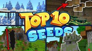 TOP 10 BEST NEW SEEDS For Minecraft 1.16 | TALLEST RAVINE EVER! (Minecraft Bedrock Edition Seeds)