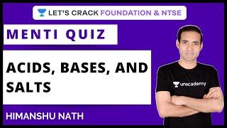 Acids, Bases, and Salts | Menti Quiz | Live Quiz | CBSE 10 Boards 2020 | Class 10 Chemistry