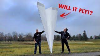 World's Largest RC Paper Airplane?! 