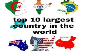 top 10 largest country in the world | area wise 2021