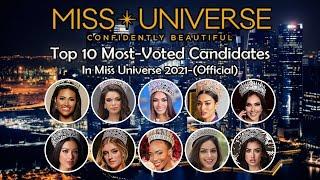 Official-Top 10 Most Voted Candidates In Miss Universe 2021(Aboutmore)Final Edition