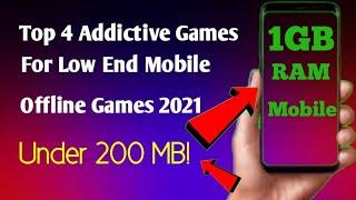 (3 Mins)Top 4 Offline Addictive Games For Low End Mobile Users Under 200MB|Links In Description