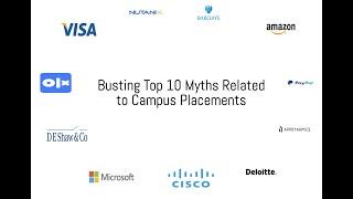 Campus Placements - Myths | Projects vs Competitive Programming | CGPA | Internships