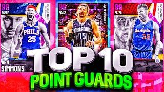 RANKING THE TOP 10 POINT GUARDS IN NBA 2K21 MyTEAM!