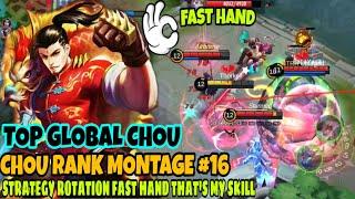 top global chou| solorank| montage| strategy rotation fast hand that's my skill