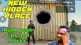 Top 10 free fire hide place rank push tips tips and tricks garena free fire|G.kawanthgaming