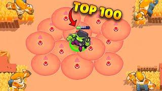 TOP 100 BEST FUNNY MOMENTS & GLITCHES & FAILS IN BRAWL STARS