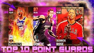 RANKING THE TOP 10 POINT GUARDS IN NBA 2K21 MYTEAM!!