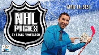 Best NHL Pick for Wednesday April 14 (BY STATS TEACHER!!!)