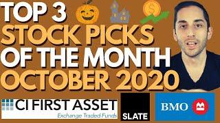 TOP 3 DIVIDEND STOCK PICKS OF THE MONTH | OCTOBER 2020 | PASSIVE INCOME INVESTING | REITs | ETFs