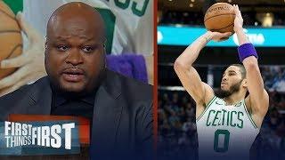 The Celtics' Jayson Tatum is a top 5 player in the East — Antoine Walker | NBA | FIRST THINGS FIRST