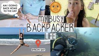 A BUSY BACKPACKER VLOG | COMPLETING 10 BUCKET LIST ACTIVITIES IN BYRON BAY | HOLLY GOES SOLO #032