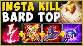 DON'T DOUBT THIS BARD'S DAMAGE! INSTA KILL BARD TOP BUILD IS 100% NUTTY! League of Legends Gameplay