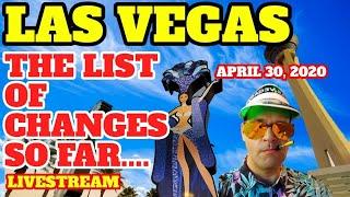 Las Vegas Livestream - The List Of Changes So Far