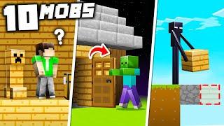 We made 10 Mobs SMARTER in Minecraft and this happened!