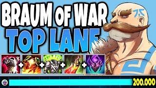 TOP LANE BRAUM of WAR 