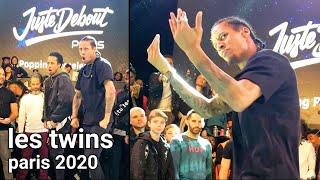 Juste Debout Paris prelims 2020 - Les Twins Larry judge demo